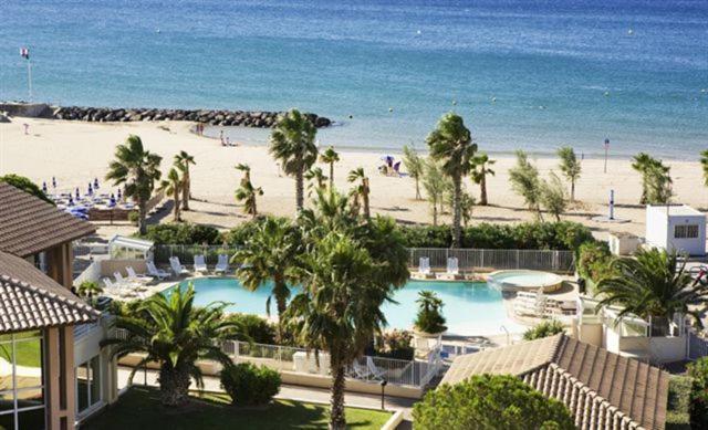 Port Frejus Cap Hermes Vue Mer Et Port Pieds Dans L'Eau Piscine Pkg Екстериор снимка